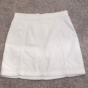 Cream Free People Skirt